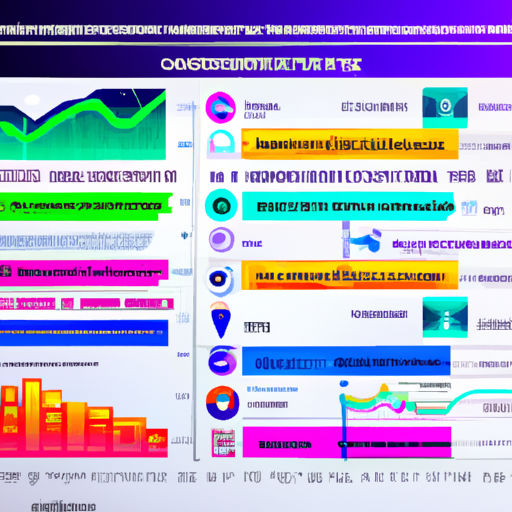 Infográfico detalhado sobre o mercado de criptomoedas, destacando tendências de Bitcoin e Ethereum.