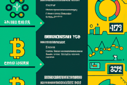 Infográfico sobre o crescimento da economia cripto no Brasil, destacando regulamentações e oportunidades de negócios.
