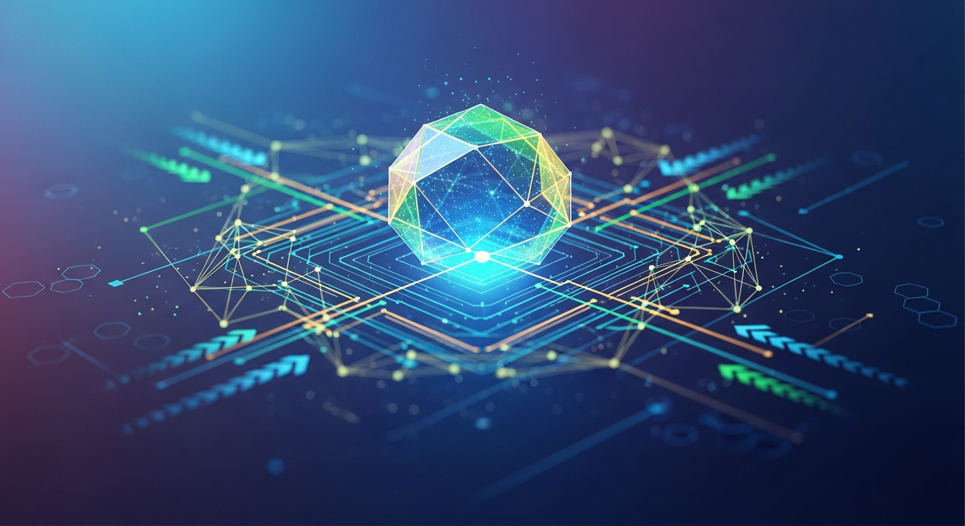 Arte digital abstrata e moderna representando consult