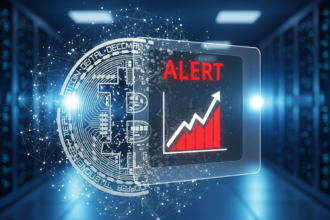 Imagem moderna e profissional sobre o dilema de dados em blockchain, futuro do Bitcoin e proposta controversa.