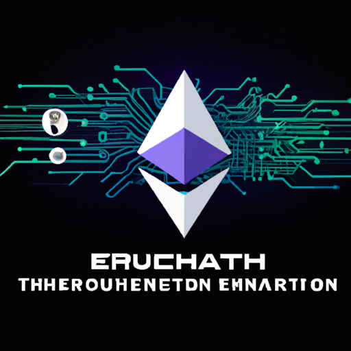 Ilustração do logo do Ethereum com elementos tecnológicos, simbolizando a atualização Fusaka e melhorias de escalabilidade.
