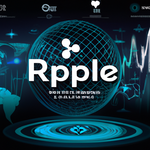 Ilustração representando o investimento da Ripple em criptomoedas e tecnologia blockchain.