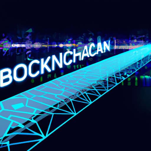 Representação digital de uma ponte blockchain entre Base e Solana, ilustrando movimento de criptomoedas.