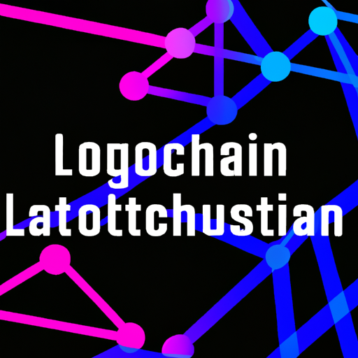 Ilustração colorida de blockchains interconectados, representando o conceito do projeto LiquidChain.