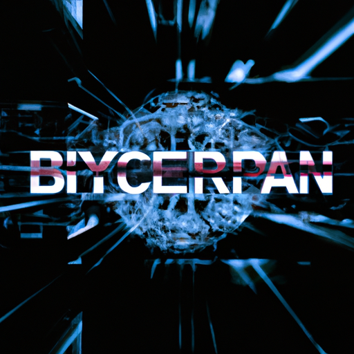 Logotipo do Bitcoin Hyper em digital, com símbolos de inovação financeira e fundo futurista.