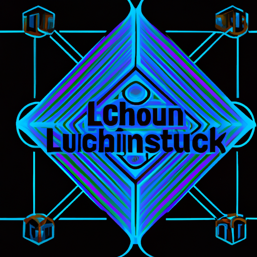 Ilustração moderna sobre liquidez em blockchain cross-chain, com redes interconectadas e o logo LiquidChain.