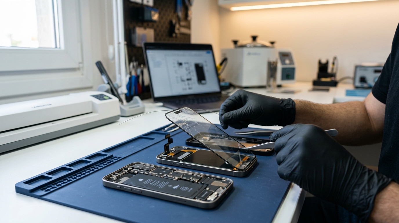 Anatomia do display: Por que preservar o painel original ao trocar o vidro do iPhone 17 Pro Max — Como trocar o vidro do ipho