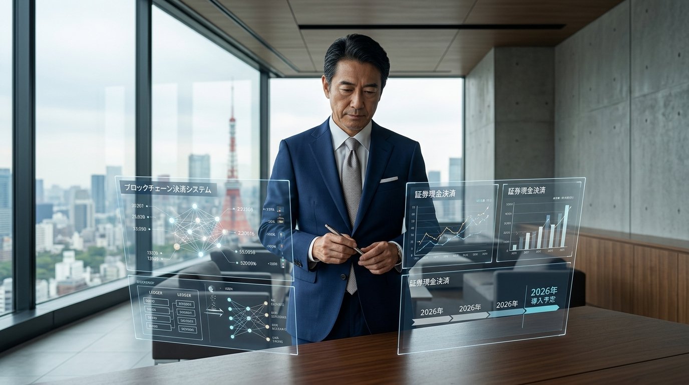 Japão avalia via rápida em blockchain para liquidação em 2026 — Japan weighs blockchain fast lane for securities cash settlem