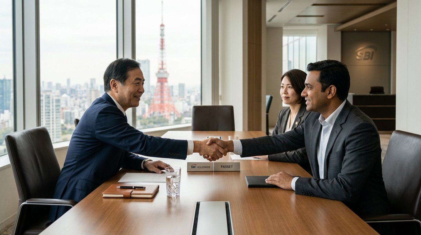 A ascensão da Fasset: O aporte de US$ 68 milhões liderado pelo SBI — Japan’s SBI leads $68M Fasset round at $1B valuation