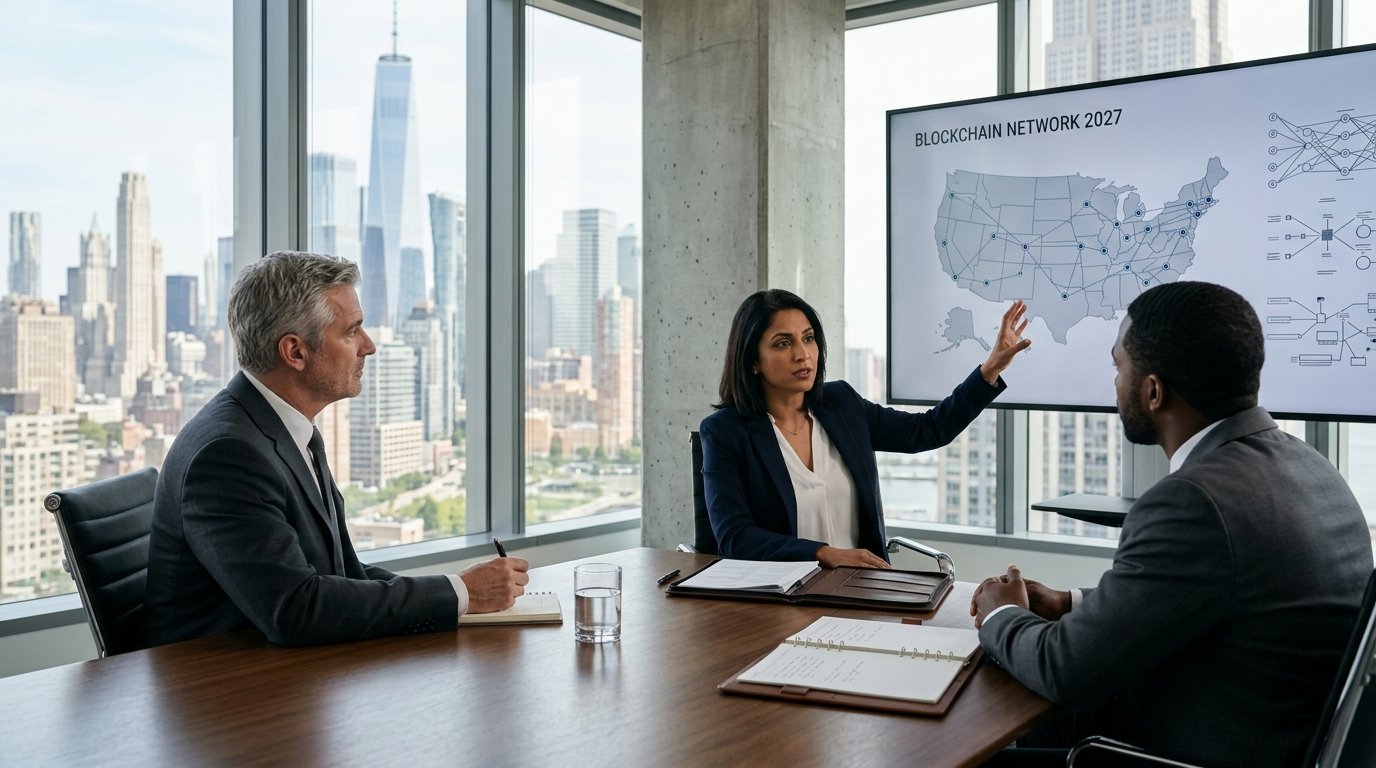 O impacto estratégico da rede blockchain para 2027 — US banking groups plan nationwide blockchain network for 2027