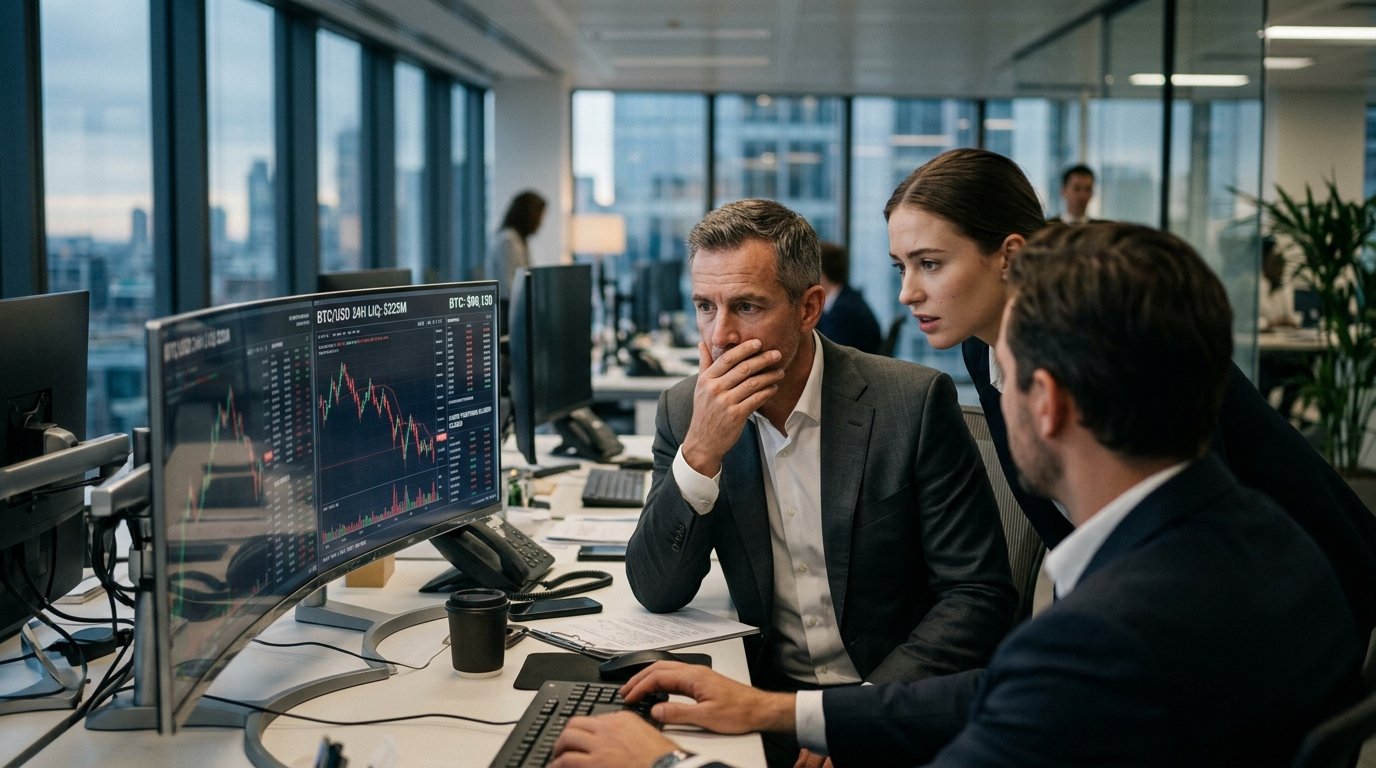 Ângulo Único: O efeito cascata das liquidações forçadas na estrutura institucional — Bitcoin price hits $80K as 24-hour crypt