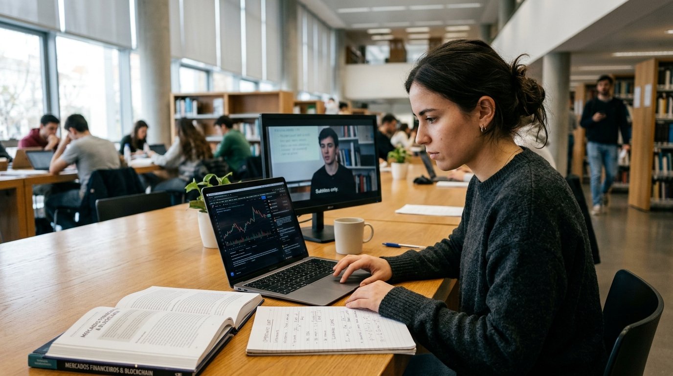 Ângulo Único: O custo de oportunidade da formação autodidata em criptoativos — Students want crypto classes but learn on soci